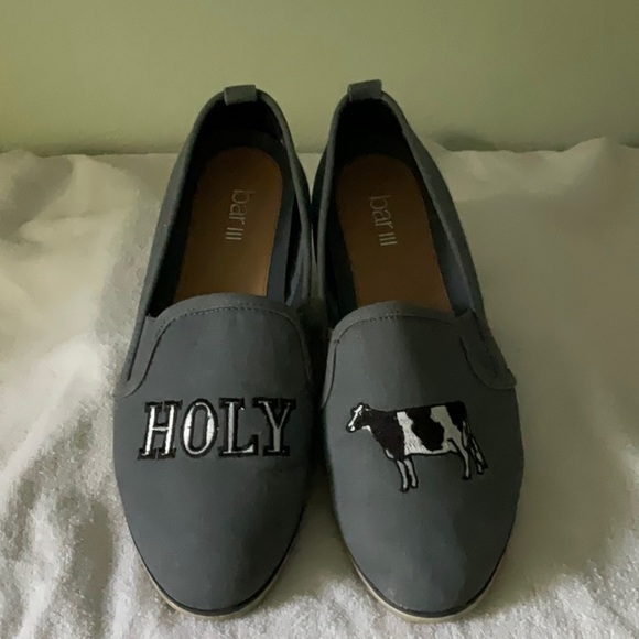 🐄 BAR lll HOLY COW DENIM SHOES 🐄 - Picture 9 of 16